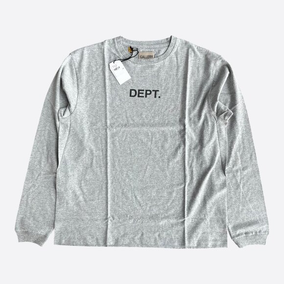 Gallery Dept Grey & Black Dept Logo Longsleeve T-Shirt